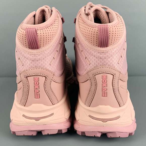 HOKA Pink Leather High Top Athletic Sneakers - Picture 3 of 11